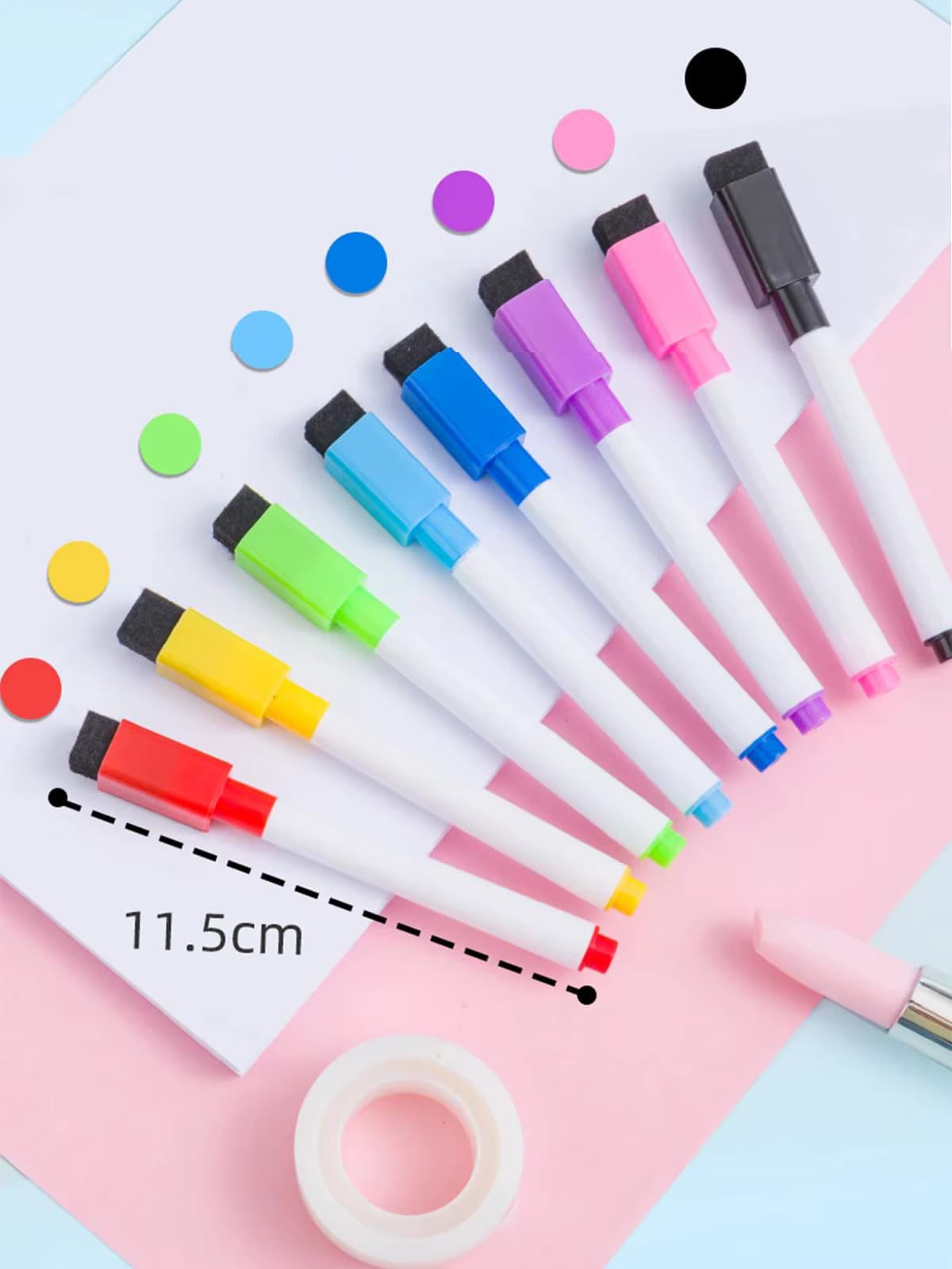 Zestaw 8 Kolorowych Pisaków